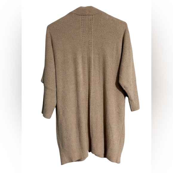 Cozy Pink Open Front Cardigan - Picture 3 of 8